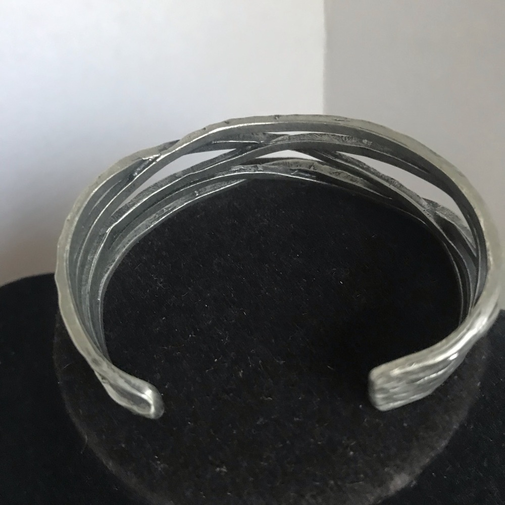 Jesse & Co Linear Abstract Cuff Made In Usa Cali - image 5